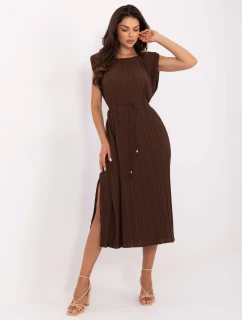 Sukienka MI SK model 21207232 ciemny brązowy - FPrice