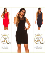 Sexy Koucla case dress with trendy sequins/transp.