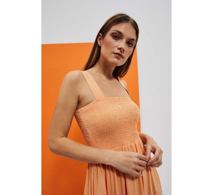 Dámske šaty SU-4038 peach - FPrice
