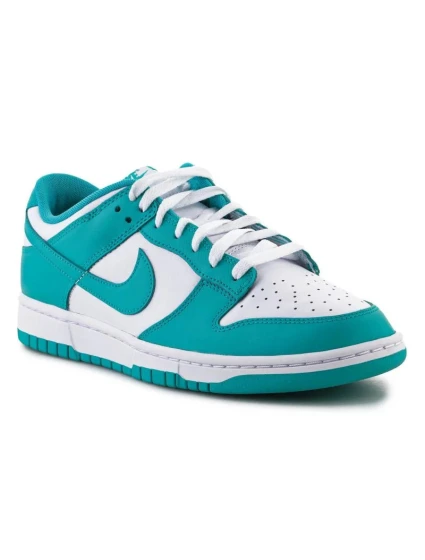 Pánské sportovní boty Dunk Low Retro Tyrkysová s bílou model 20461215 - NIKE Pánské sportovní boty Dunk Low Retro Tyrkysová s bílou model 20461215 - NIKE