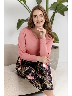 Pyžamo Taro 3614 Maribel, s dlhými rukávmi, veľkosti M–XL, Z26
