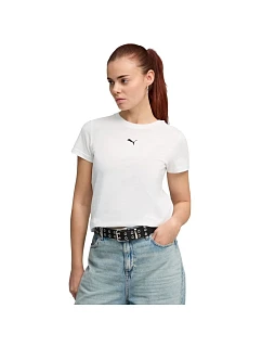 Dámske tričko Puma Ess Centered Cat Logo Tee, biele, 692916 02