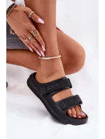 Dámské Pěnové Sandály Se Zipem Big Star Černé model 21694586 - Big Star Shoes