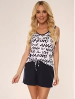 Dámske pyžamo DE LAFENSE 611 Amazing S-2XL Dámske pyžamo DE LAFENSE 611 Amazing S-2XL