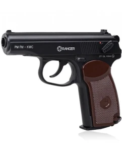 RANGER PM FM KWC pištoľ kalibru 4,5 BBs 18 výstrelov FULL METAL CO2 (AAKCMD441AZB)