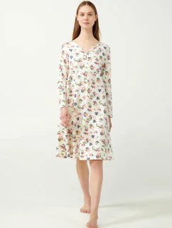 Vamp - Pastelová kvetinová nočná košeľa 21355 - Vamp