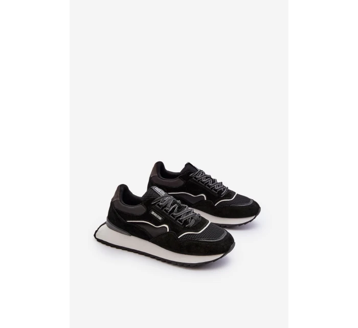 Sneakersy Męskie Big Star NN174321 Memory Foam System Czarne