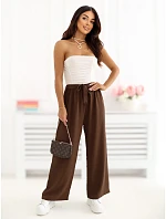 Spodnie CS SP model 22099837 ciemny brązowy - FPrice