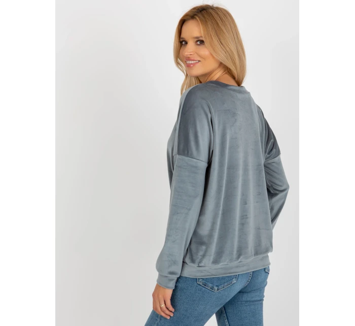 Mikina RV BL model 17921578 šedá modrá - FPrice