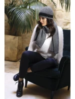 Dámska čiapka Katalonia čiernobiela - Kamea Dámska čiapka Katalonia čiernobiela - Kamea