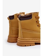 Dziecięce Botki Trapery Na Suwak Camel Bansi