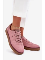 Semišové Dámské Tenisky Daniel  Růžové model 21703337 - Daniel Lopez Just Dare