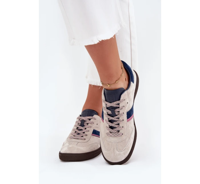 Dámské Nízké Sněhule Z Semiše Big Star model 21705751 HIPOLY SYSTEM Šedé - Big Star Shoes