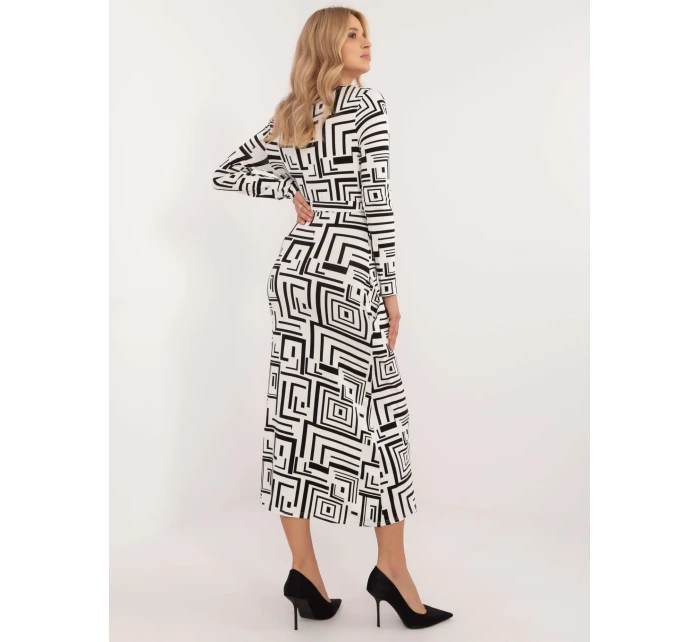 Sukienka LK SK model 20572072 biało czarny - FPrice