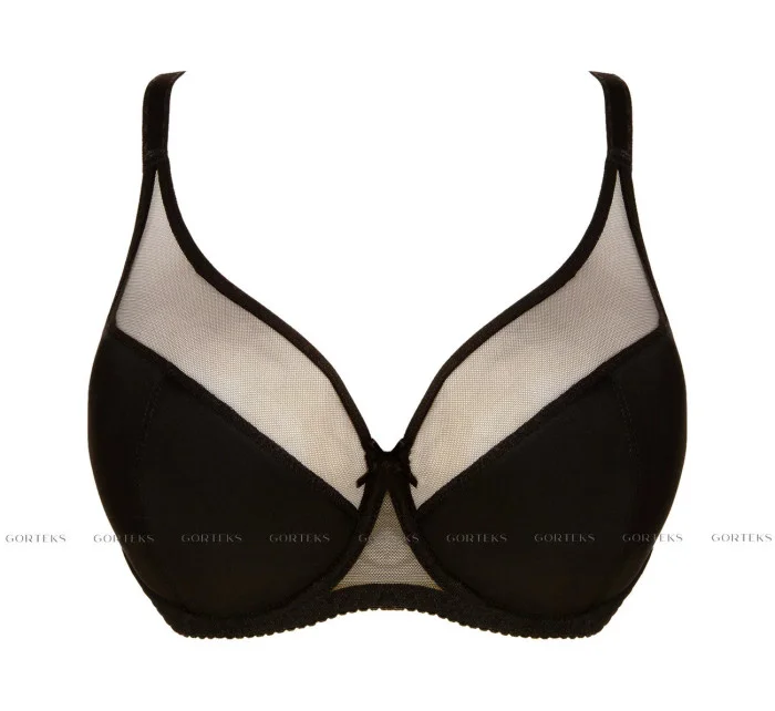 Dámská polovyztužená podprsenka / černá model 19392197 - Gorteks Dámská polovyztužená podprsenka / černá model 19392197 - Gorteks