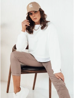 Dámska mikina LORAN white FashionStreet BY1251