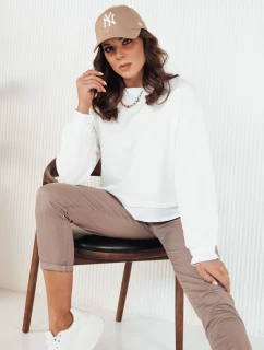 Dámska mikina LORAN white FashionStreet BY1251