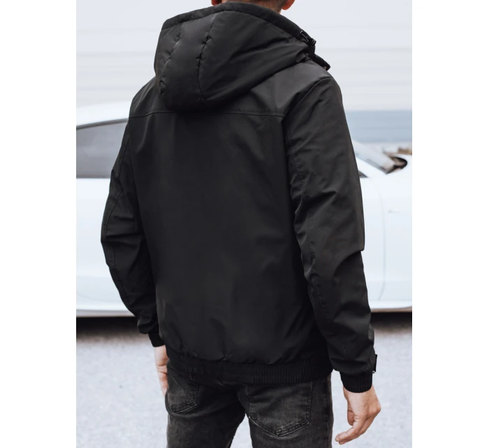 Pánska prechodná bunda čierna FashionStreet TX5031