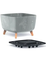 GRACIA SQUARE BETON EFFECT POND 29x29CM detské