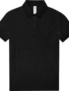 B&C My Polo 210 /women Dámske polo tričko z hrubej bavlny 01.W463 čierne
