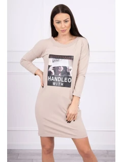 s šaty s potiskem model 18744062 - K-Fashion