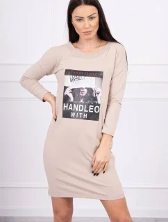 s šaty s potiskem model 18744062 - K-Fashion