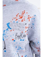 Izolovaná sada s barevným potiskem šedá