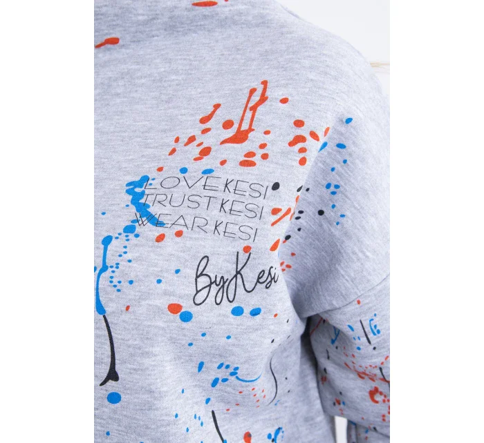 Izolovaná sada s barevným potiskem šedá