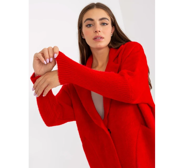 Dámsky kabát MBM PL 1521.97P červený