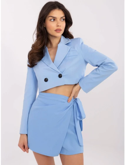 Spódnica MI SD model 20913004 jasny niebieski - FPrice Spódnica MI SD model 20913004 jasny niebieski - FPrice