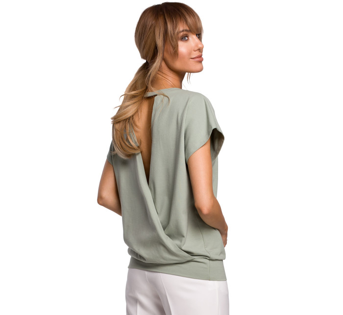 Made Of Emotion Blouse M498 Pistachio