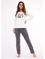 model 21416820 Friends pyžamo dlouhé/r Vánoce 3XL5XL - Cornette