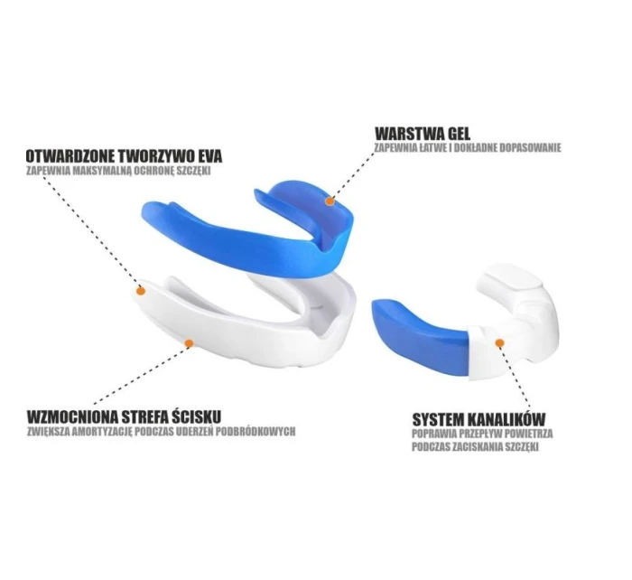 chránič + krabička bílá a modrá | model 21437995 - DBX Bushido