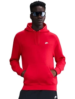 Pánská mikina Nike Club BB, červená, FN3859 657, velikost XL