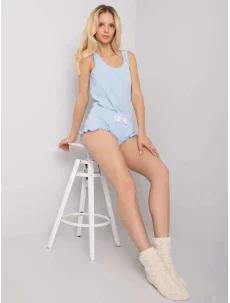 Pyžamo RV PI 7397.48 svetlo modrá