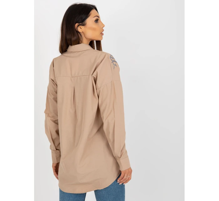 Košeľa TO KS 7005.34P béžová