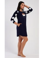 Dámske domáce šaty s trojštvrťovými rukávmi Medveď na obláčiku Dámske domáce šaty s trojštvrťovými rukávmi Medveď na obláčiku