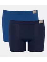 Pánské boxerky GO Natural Short C2P BLUE DARK COMBINATION  modrá  model 21740756 - Sloggi