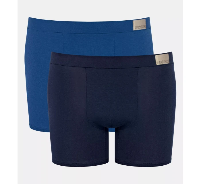 Pánské boxerky GO Natural Short C2P BLUE DARK COMBINATION  modrá  model 21740756 - Sloggi