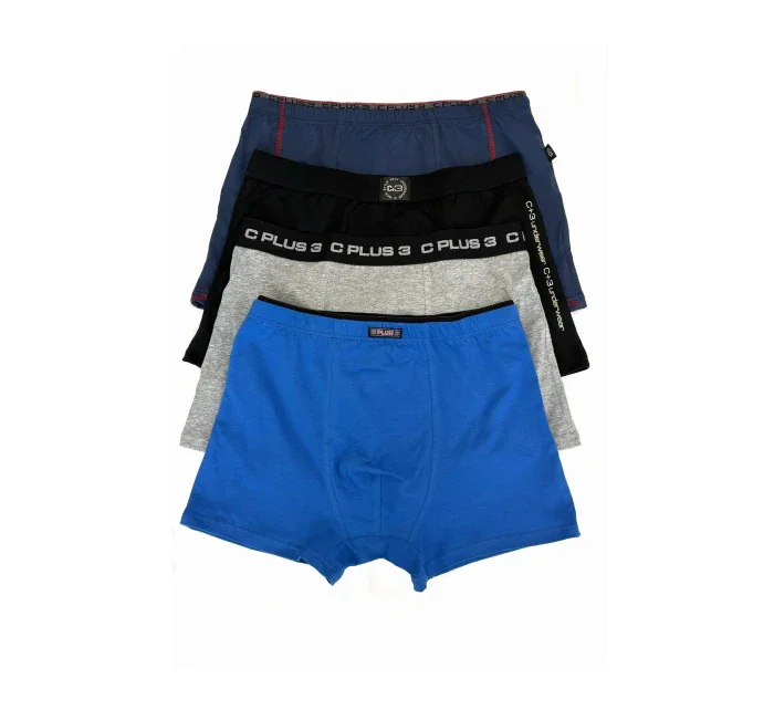 Boxerky C+3 hladké M-5XL