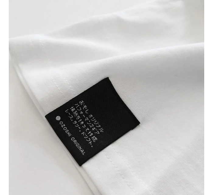 Ozoshi Pánske tričko Isao M white Tsh O20TS005 Ozoshi Pánske tričko Isao M white Tsh O20TS005