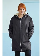 Teplá unisex parka deep black model 22466418 - NEOBLU Teplá unisex parka deep black model 22466418 - NEOBLU