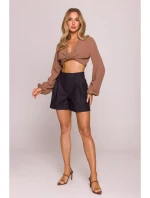 M860 Džínsové šortky - grafitové