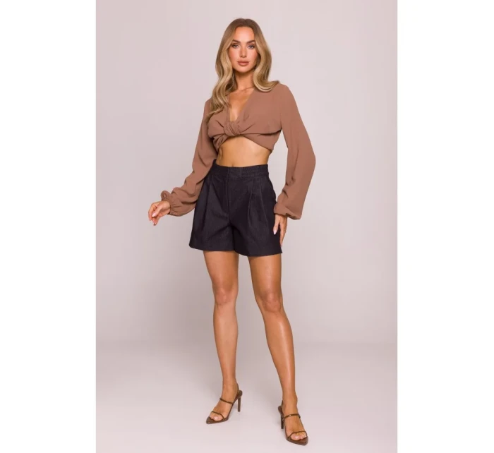 M860 Džínsové šortky - grafitové