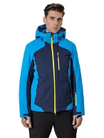 Pánska bunda H4Z22-KUMN010 modro-žltá - 4F