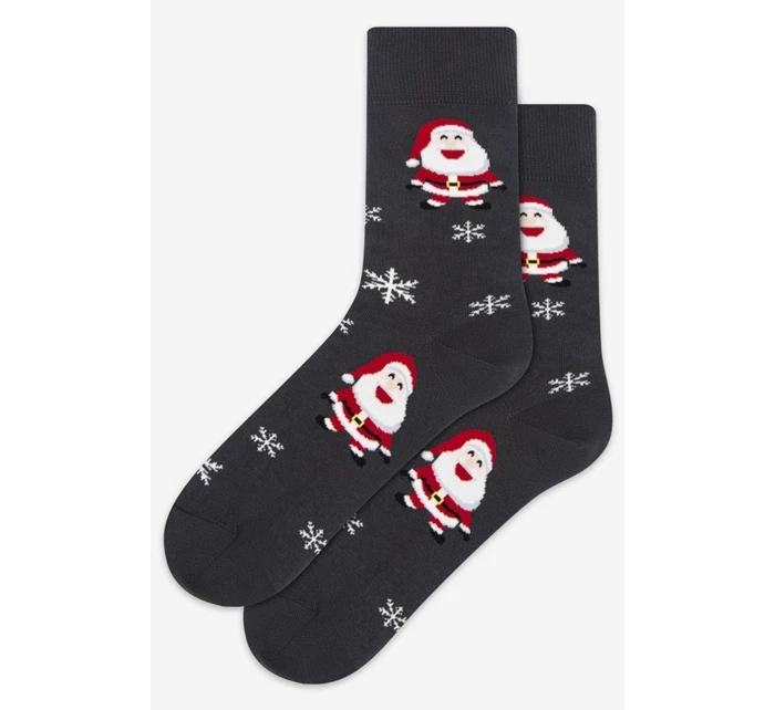 Vzorované vianočné ponožky U04.156 Vzorované vianočné ponožky U04.156