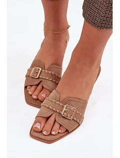 Žabky na podpätku model 225373 Krok vo veľkom štýle