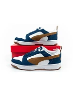 Sportovní obuv pánské tenisky Rebound model 22054574 fashionable comfortable white navy brown - Puma Sportovní obuv pánské tenisky Rebound model 22054574 fashionable comfortable white navy brown - Puma