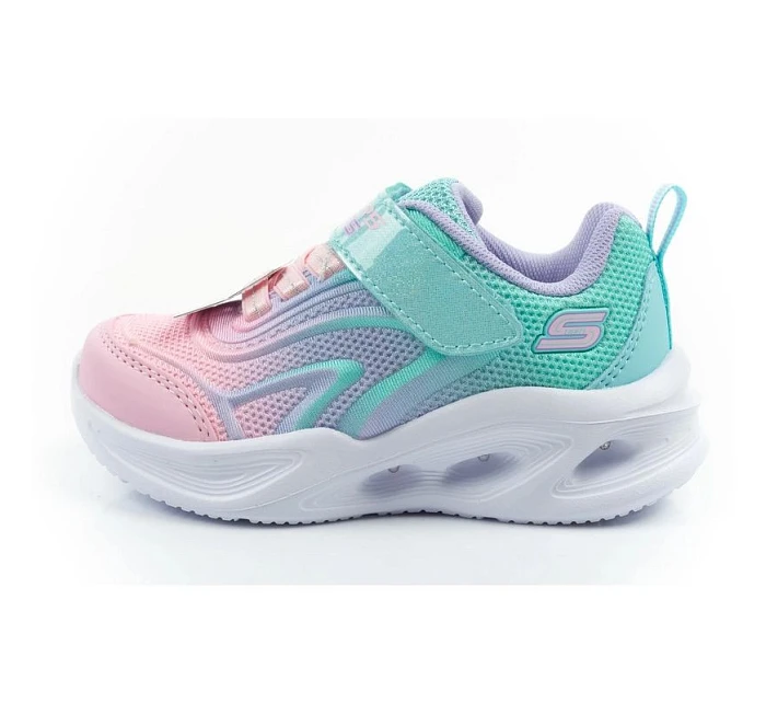 Skechers Color Breeze LED dětská sportovní obuv pro dívky tyrkysová