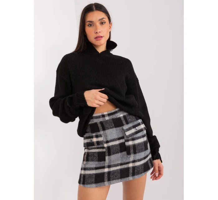 Spódnica LK SD model 19077485 ciemny szary - FPrice